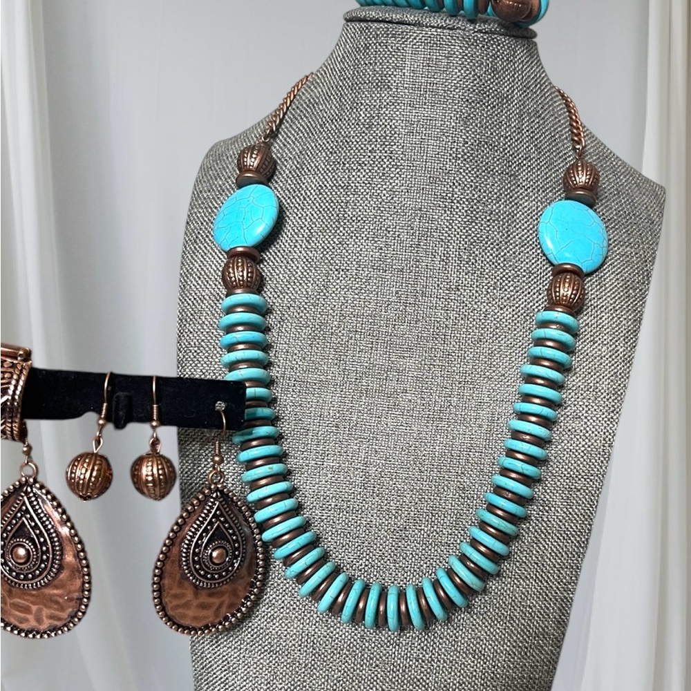 Turquoise Bronze Complete Set - Picture 3 of 10